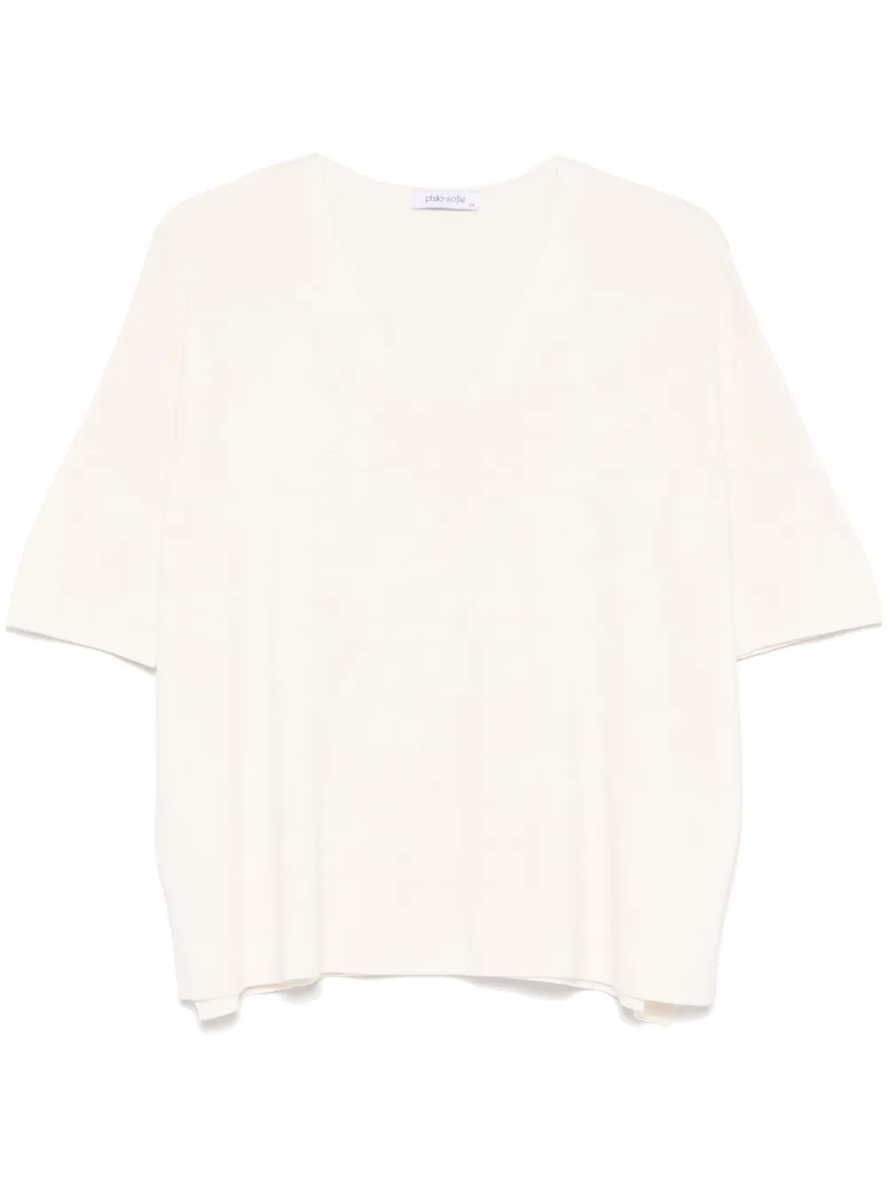 fine-knit T-shirt