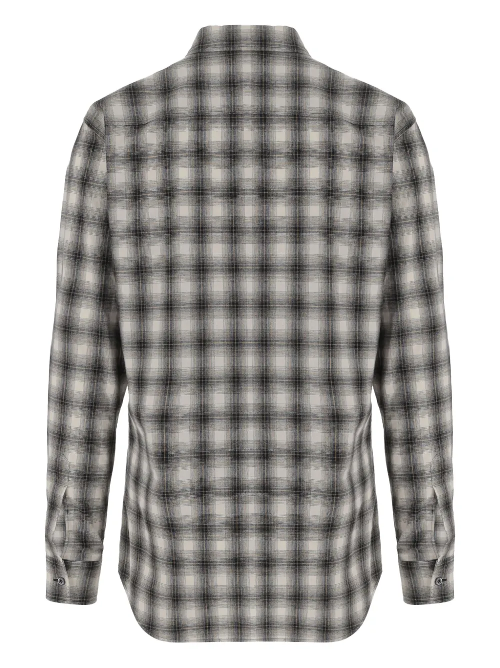 DSQUARED2 checked cotton shirt - Zwart