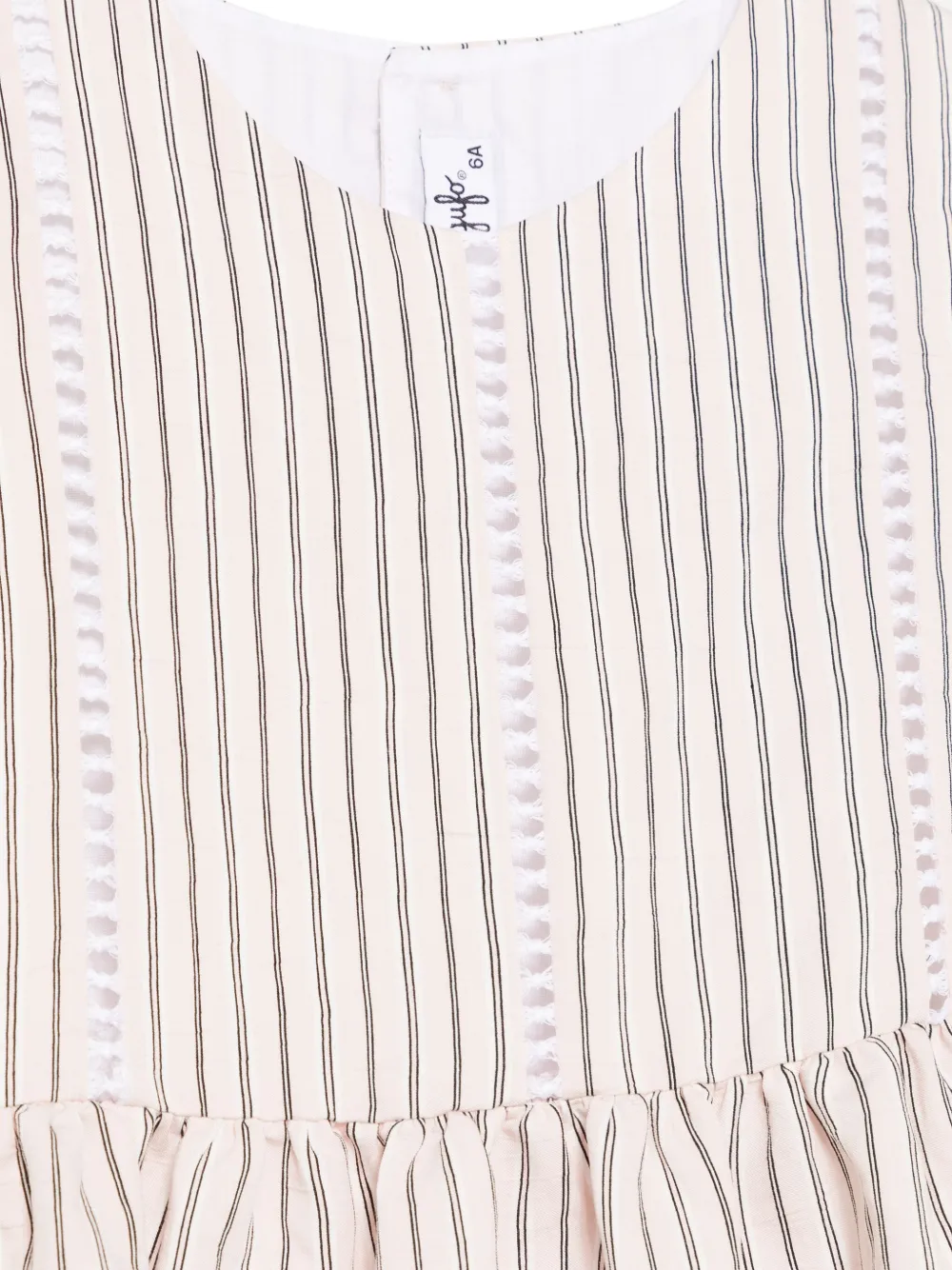 Shop Il Gufo Striped Dress In Pink