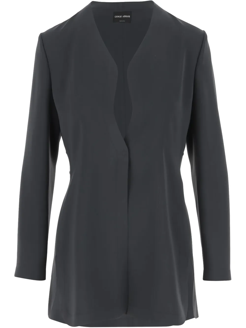 Giorgio Armani single-breasted jacket | Grey | Image 1