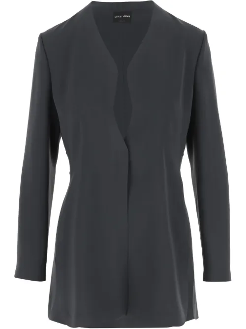 Veste à simple boutonnage - Giorgio Armani - Modalova
