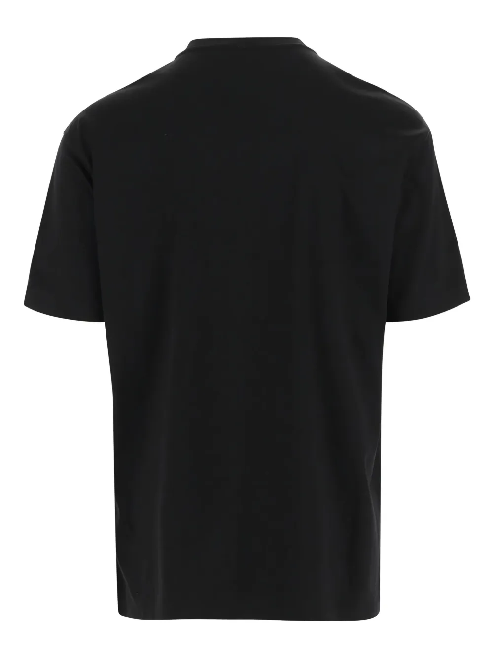 Giorgio Armani logo-print cotton T-shirt - Zwart