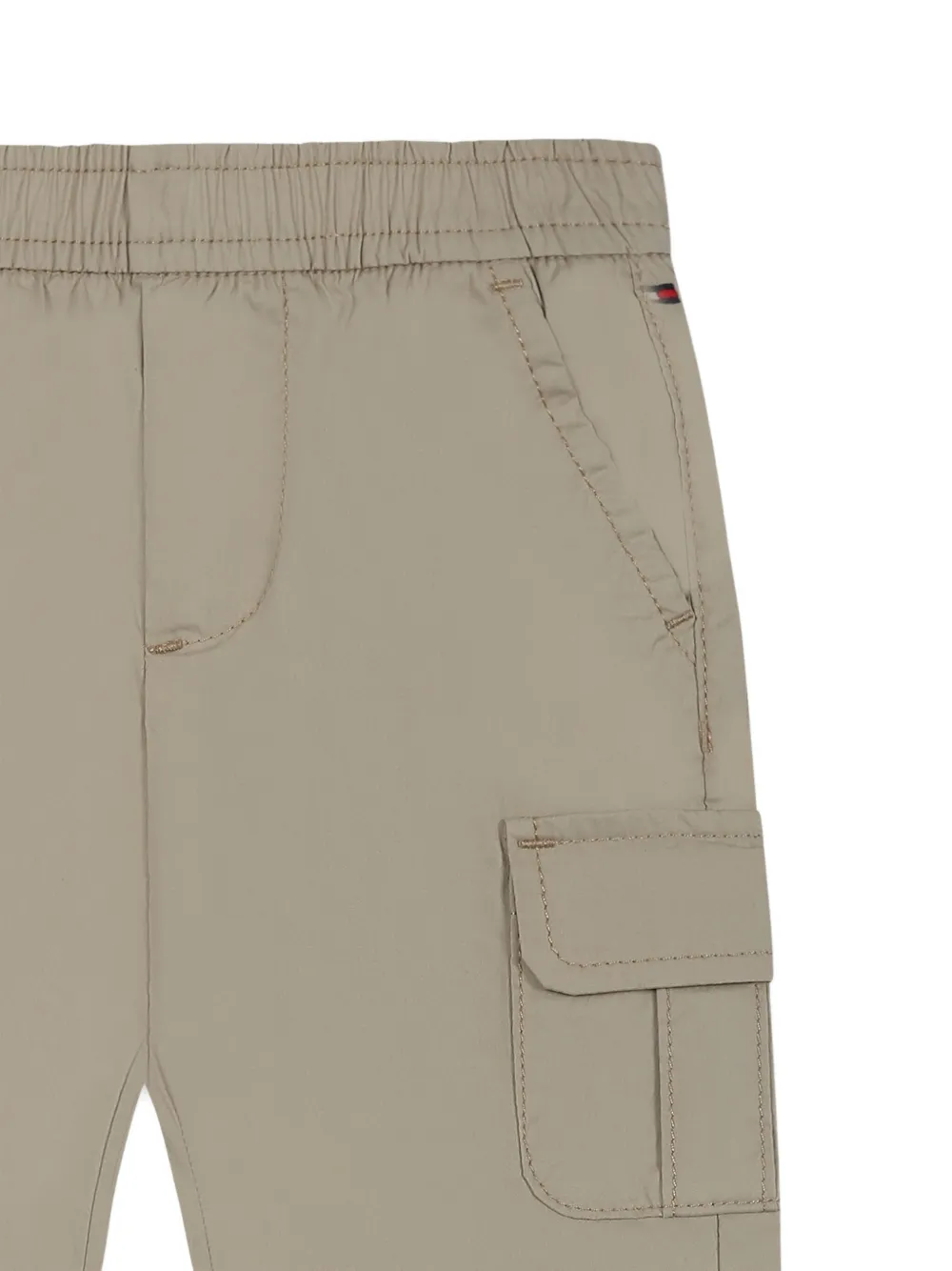 Tommy Hilfiger Junior Straight cargo broek Beige