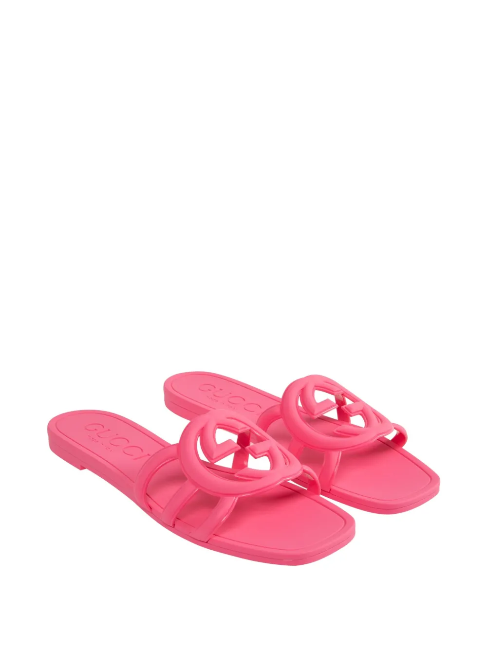 Gucci Interlocking G Sandals In Pink