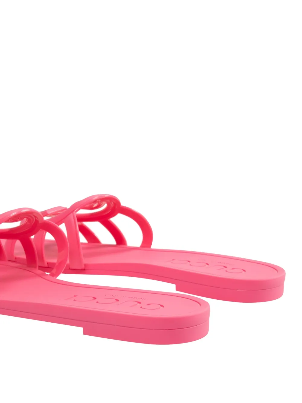 Gucci Interlocking G Sandals In Pink