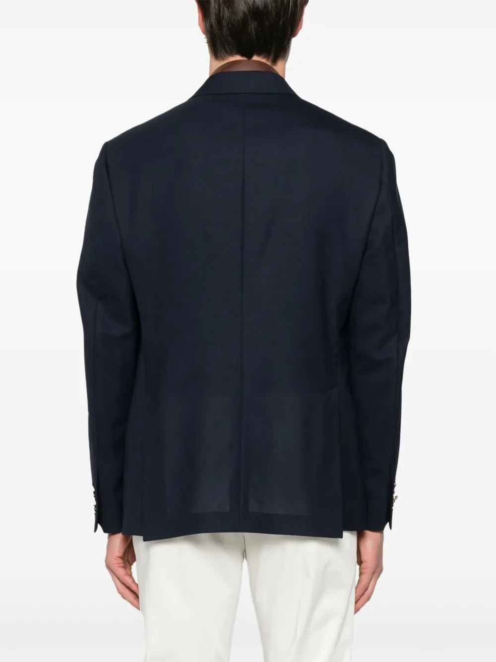 Lardini Wollen blazer Blauw