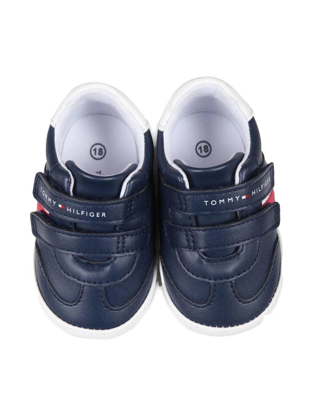 Shop Tommy Hilfiger Junior Tommy Junior Trainers In Blue