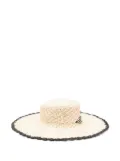 ZIMMERMANN raffia tipped sun hat - Neutrals