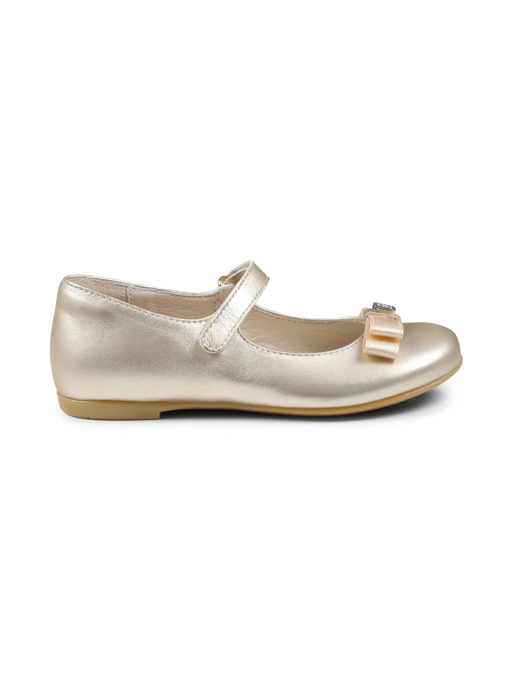 Tommy Hilfiger Junior Ballerina's met strikdetail Goud