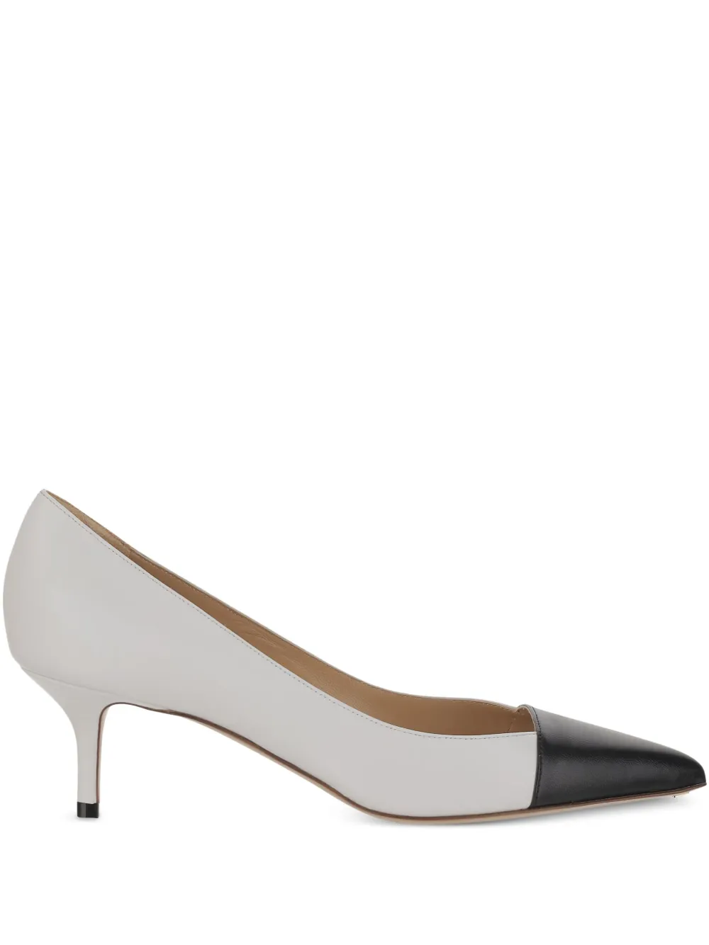 Francesco Russo leather pumps White