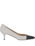 Francesco Russo leather pumps - White