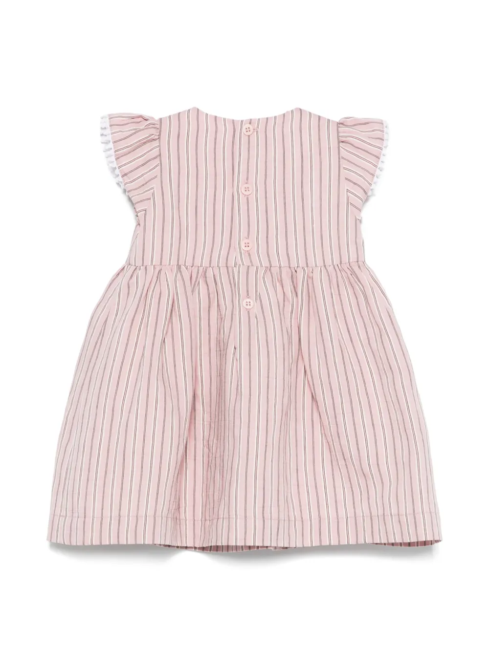 Il Gufo striped dress - Roze