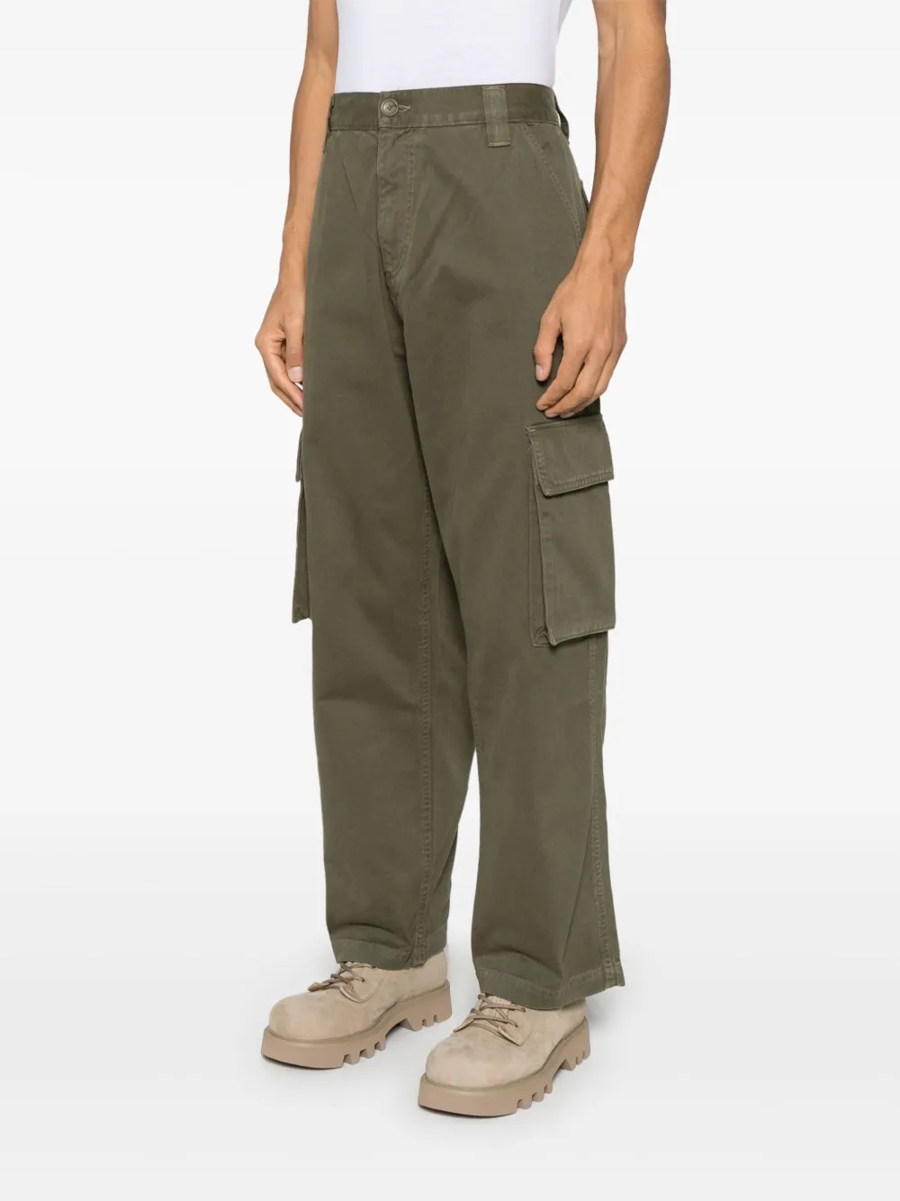 AGOLDE x RSVP Gallery katoenen cargo broek Groen