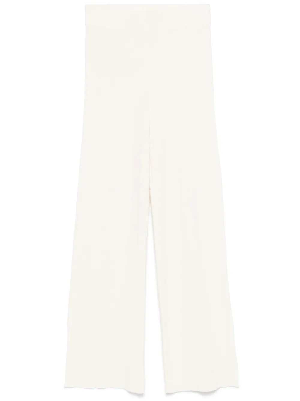 slit-detailed trousers