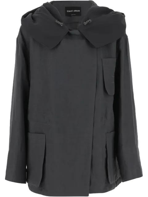 Giorgio Armani chamarra con capucha