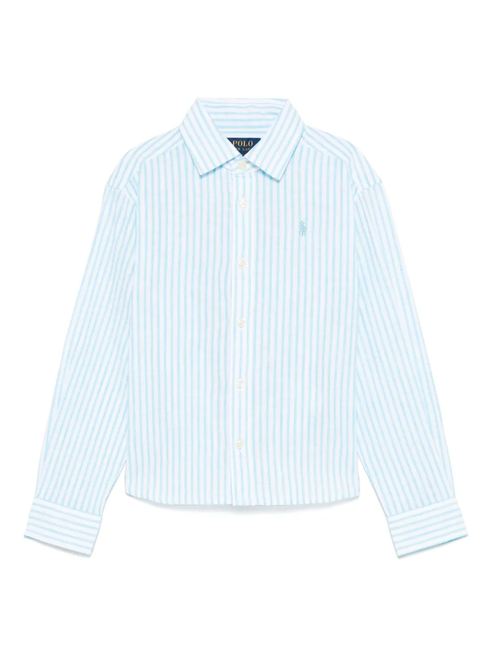POLO RALPH LAUREN KIDS Gestreept shirt Blauw