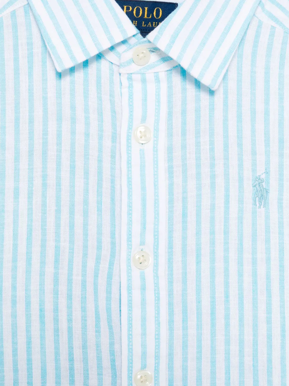 POLO RALPH LAUREN KIDS Gestreept shirt Blauw