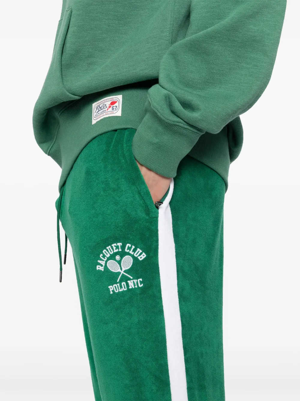 Polo Ralph Lauren Trainingsbroek met borduurwerk Groen