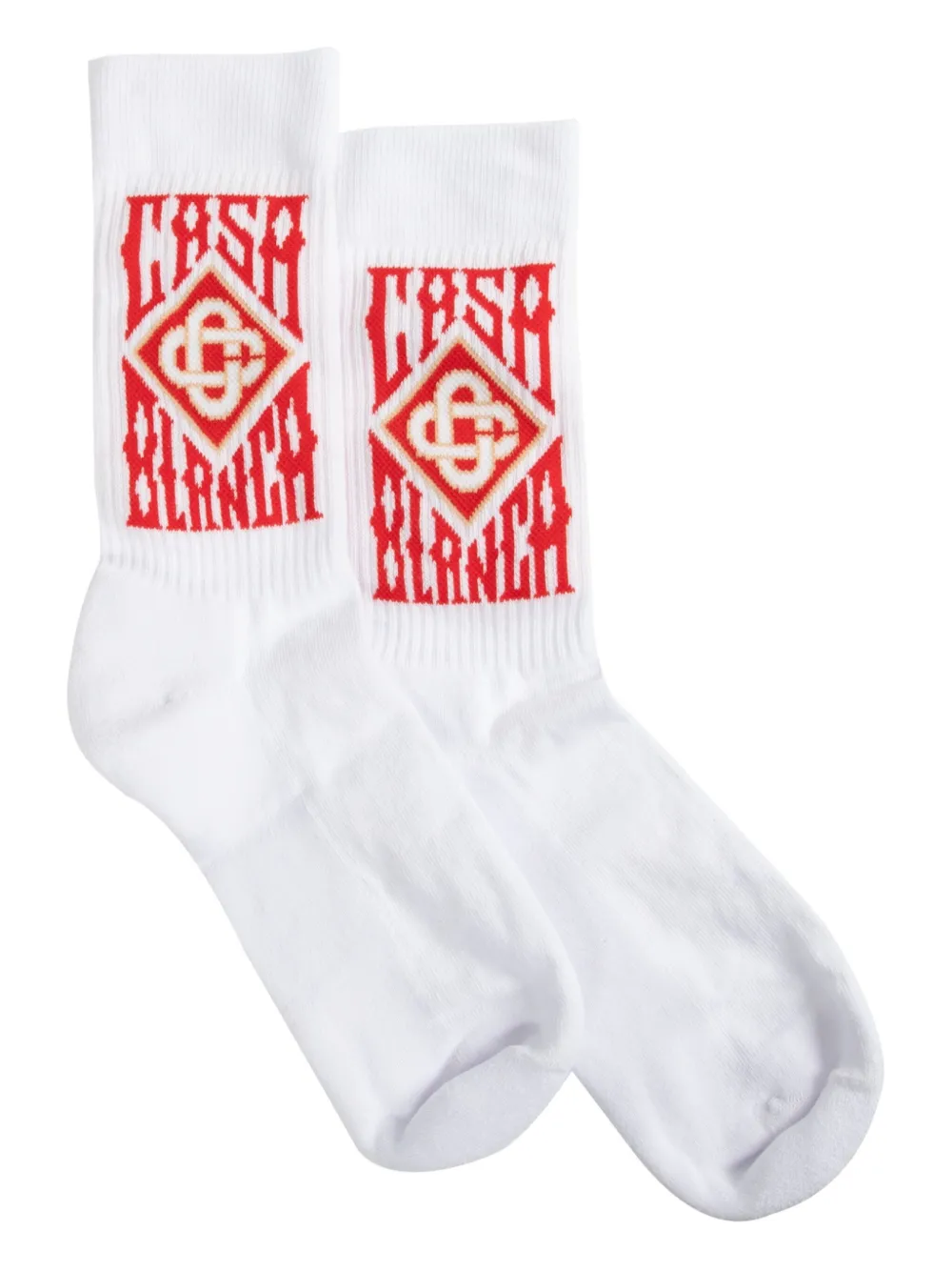 Casablanca Katoenen sokken Wit