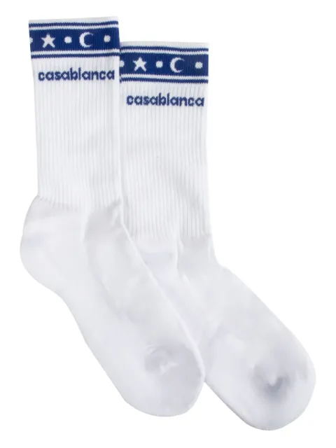Casablanca calcetines tejido en intarsia