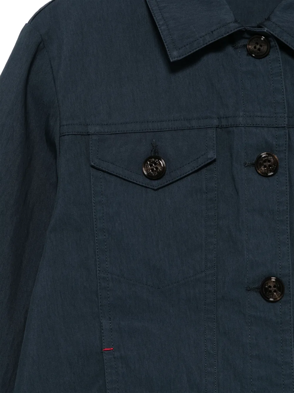 MAX&Co. Kids Button-up jack Blauw