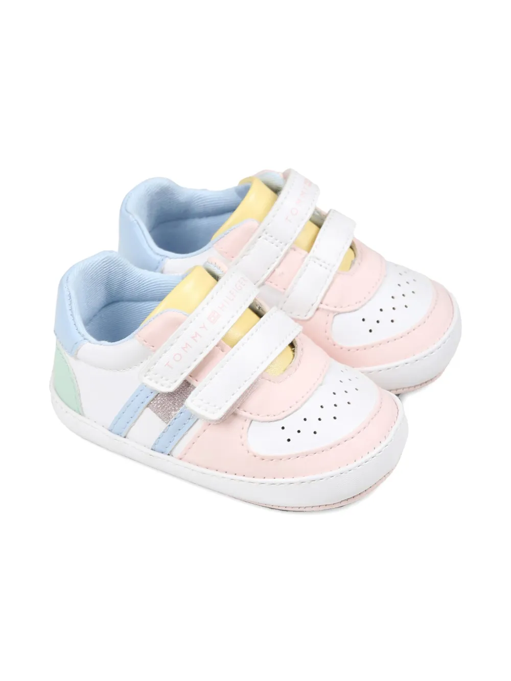 Tommy Hilfiger Junior Sneakers met klittenband Wit