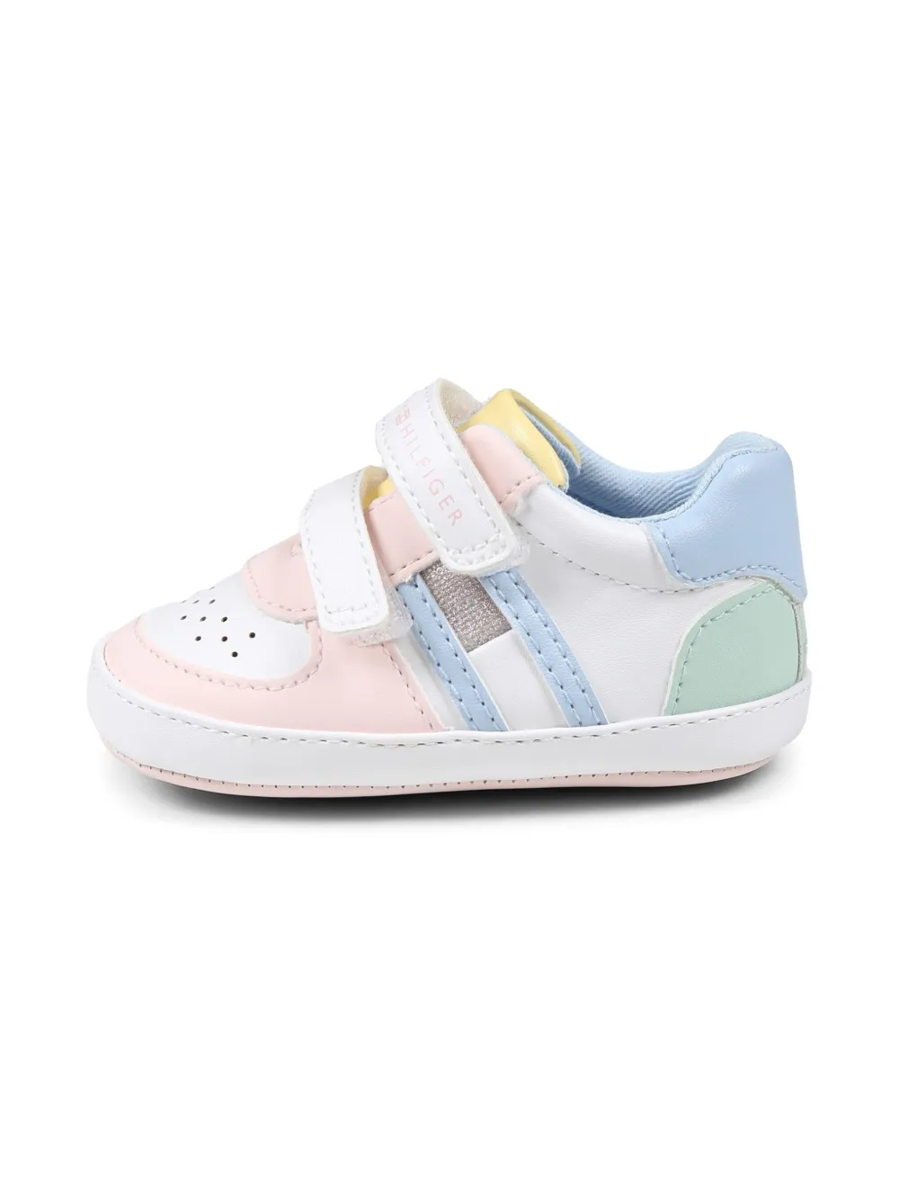 Tommy Hilfiger Junior touch-strap sneakers White