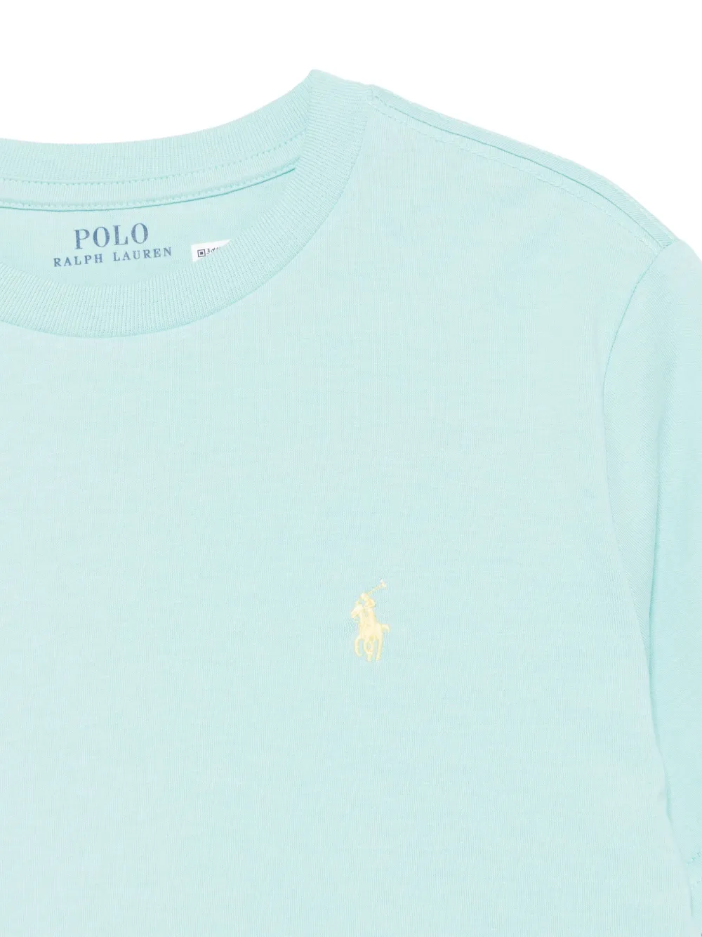 POLO RALPH LAUREN KIDS T-shirt met geborduurd logo Blauw