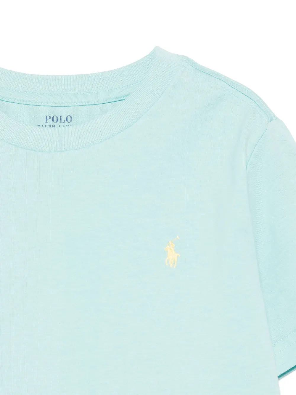 POLO RALPH LAUREN KIDS T-shirt met geborduurd logo Blauw