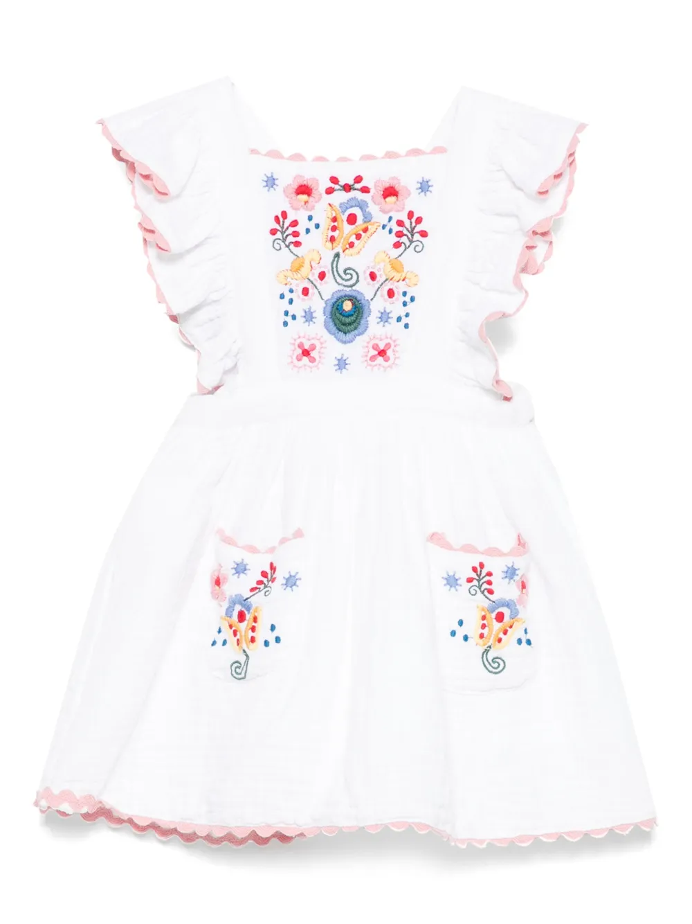 Louise Misha Huguette jurk Wit