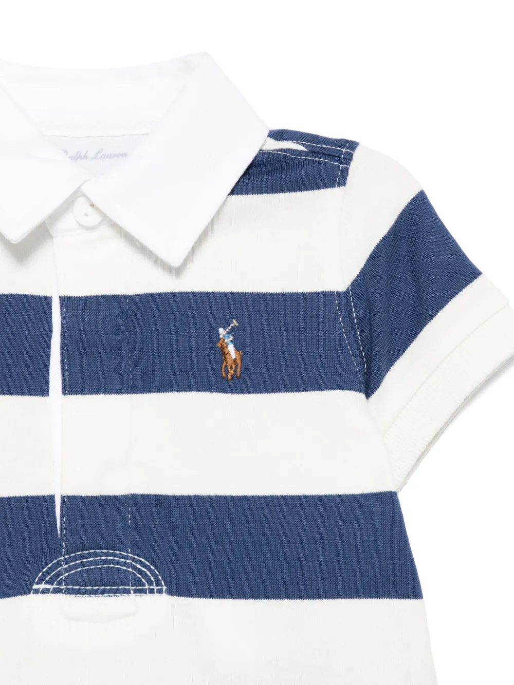 POLO RALPH LAUREN KIDS Gestreept babypakje Blauw