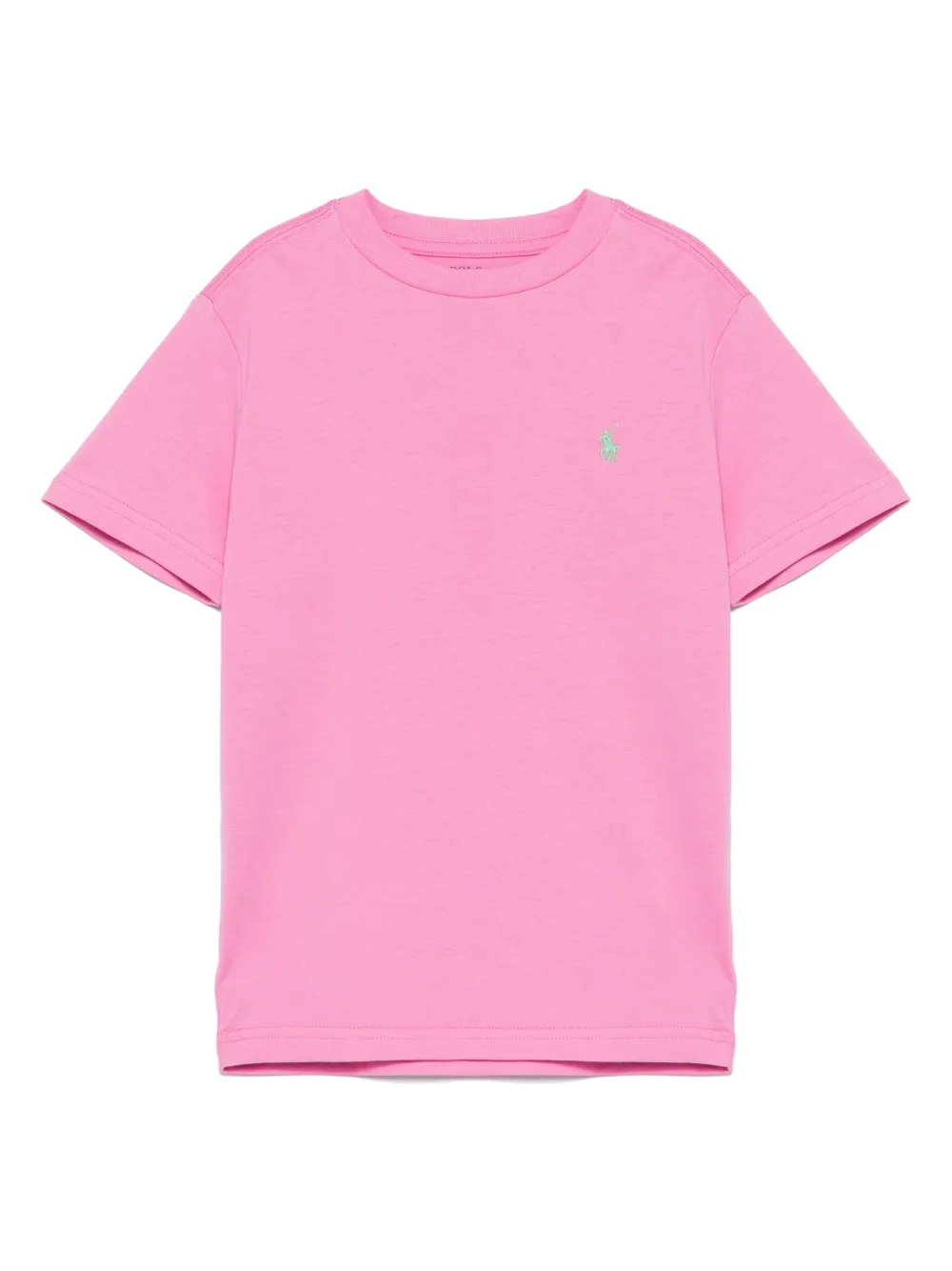POLO RALPH LAUREN KIDS T-shirt met geborduurd logo Roze
