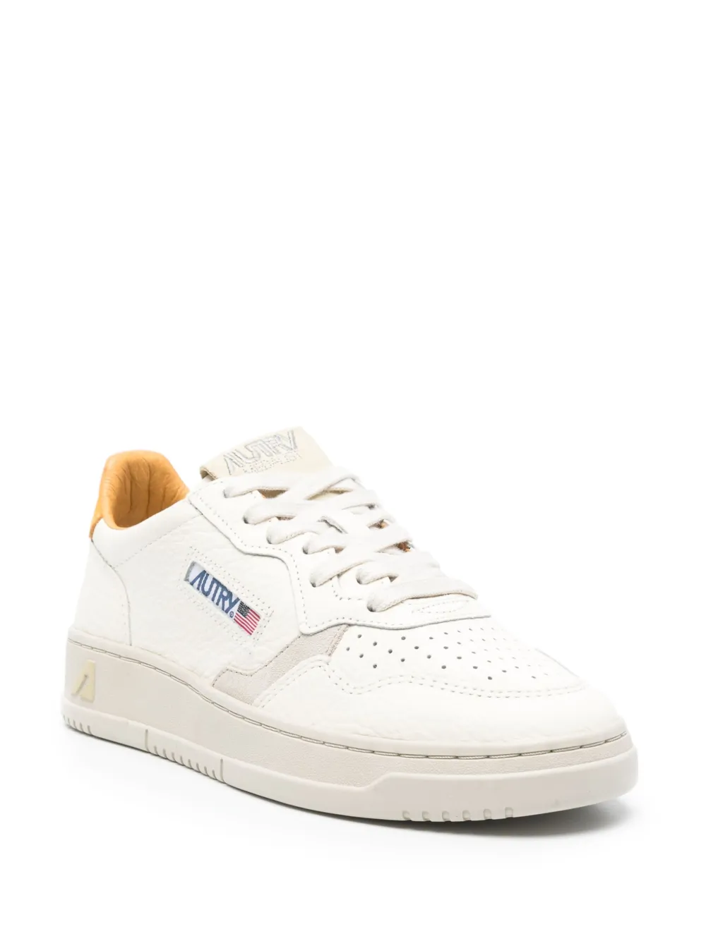 Autry Medalist leren sneakers - Beige