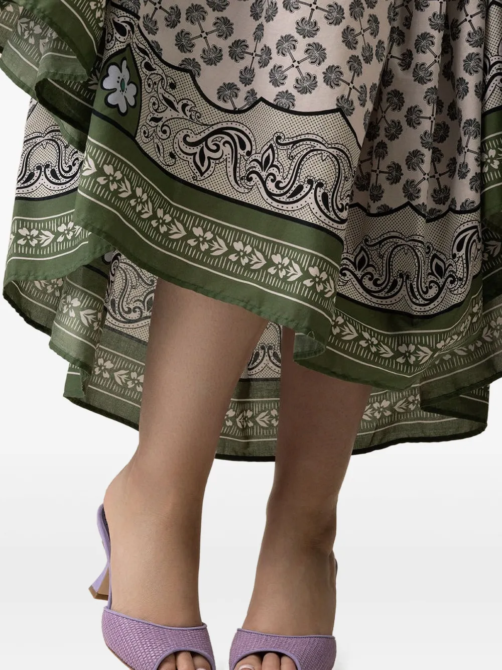 Manolo Blahnik 70mm Jadara Sandals In Multi