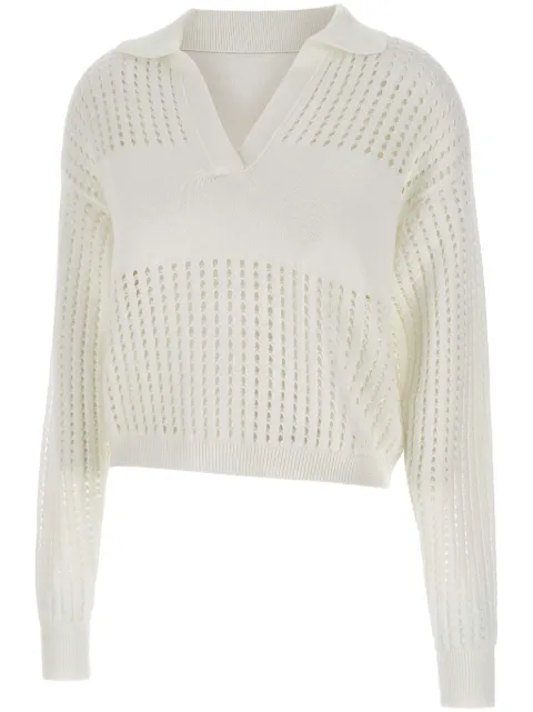 Iceberg knitted polo sweater