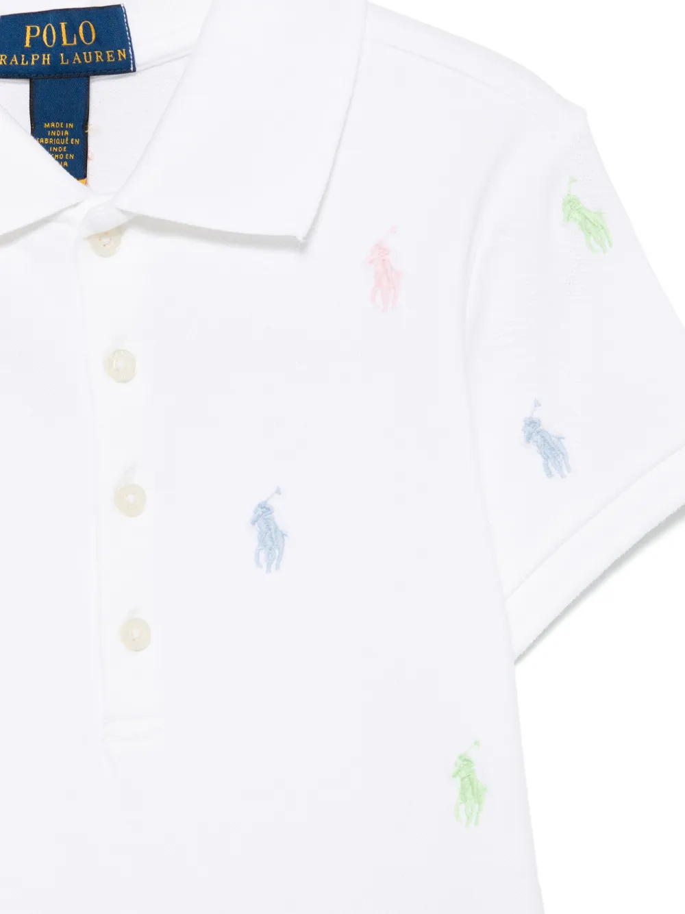 POLO RALPH LAUREN KIDS Polojurk met geborduurd logo Wit
