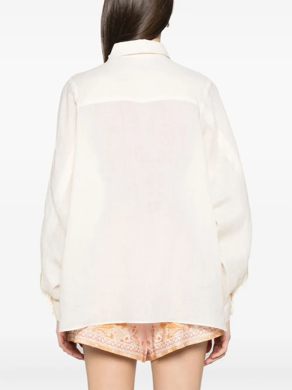 ZIMMERMANN Crush blouse Beige