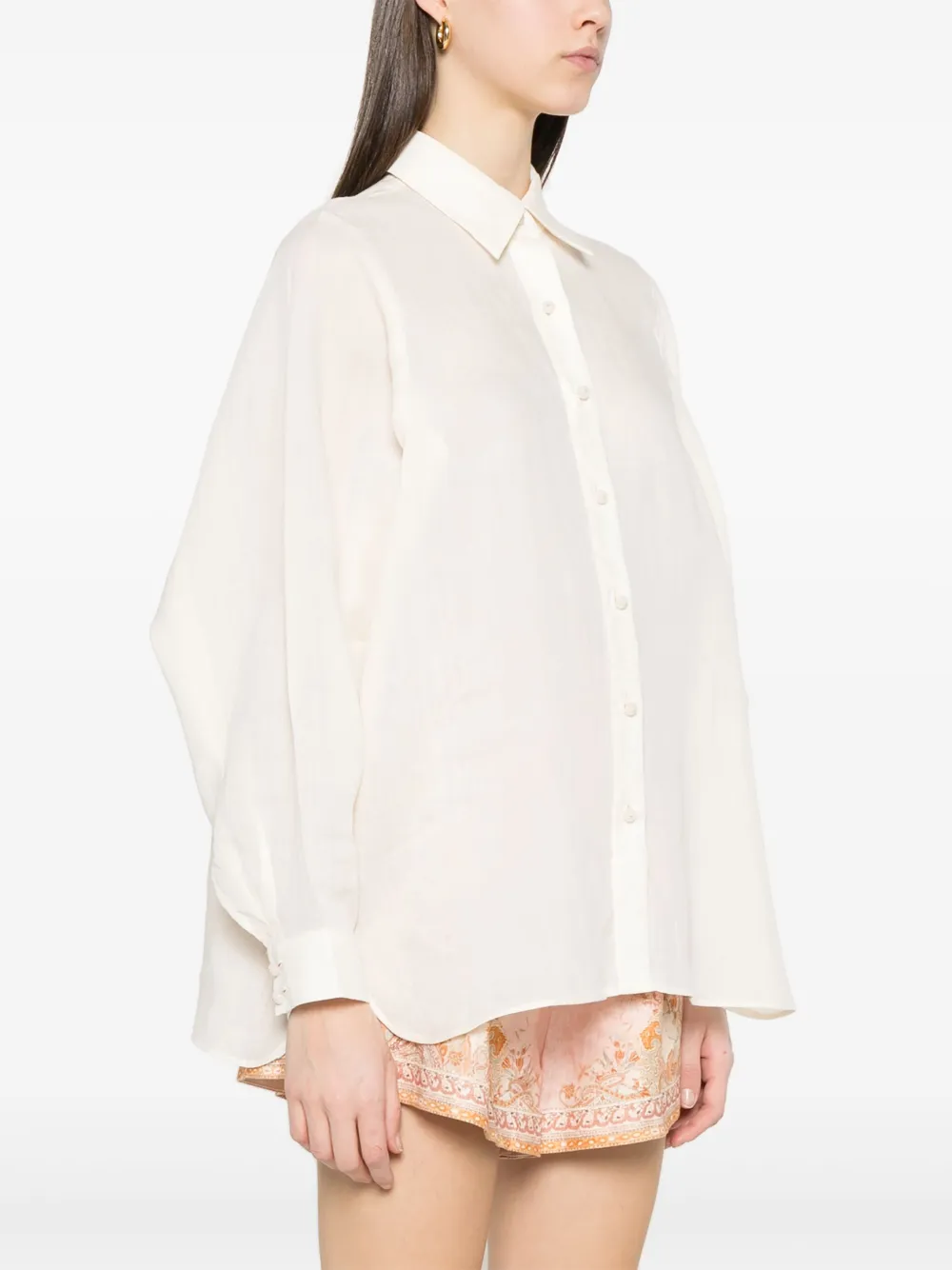 ZIMMERMANN Crush blouse Beige
