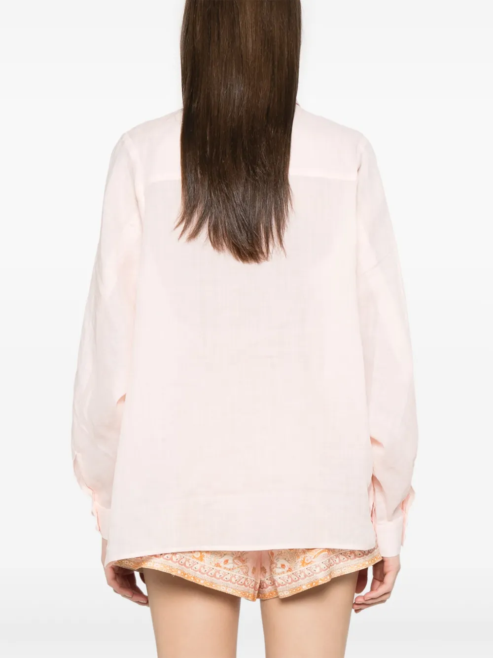 ZIMMERMANN Crush blouse Roze