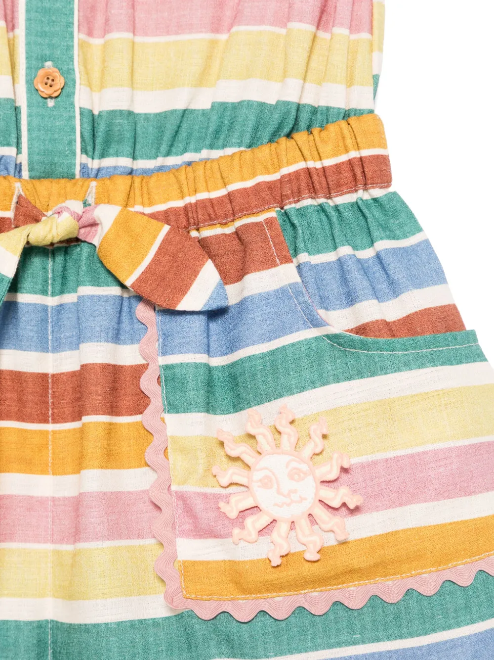 ZIMMERMANN Kids Everley romper Geel
