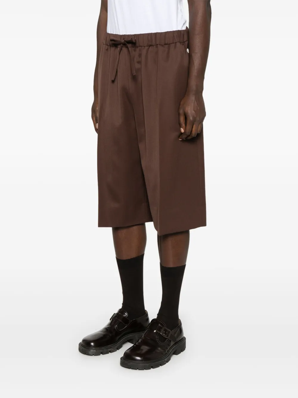 Simone Rocha Shorts met wijde pijpen Bruin