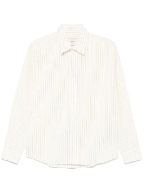 AMI Paris camisa con rayas estampadas