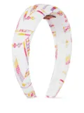 Missoni Kids embroidered headband - White