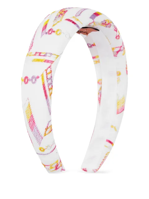 Missoni Kids طوق رأس مطرز