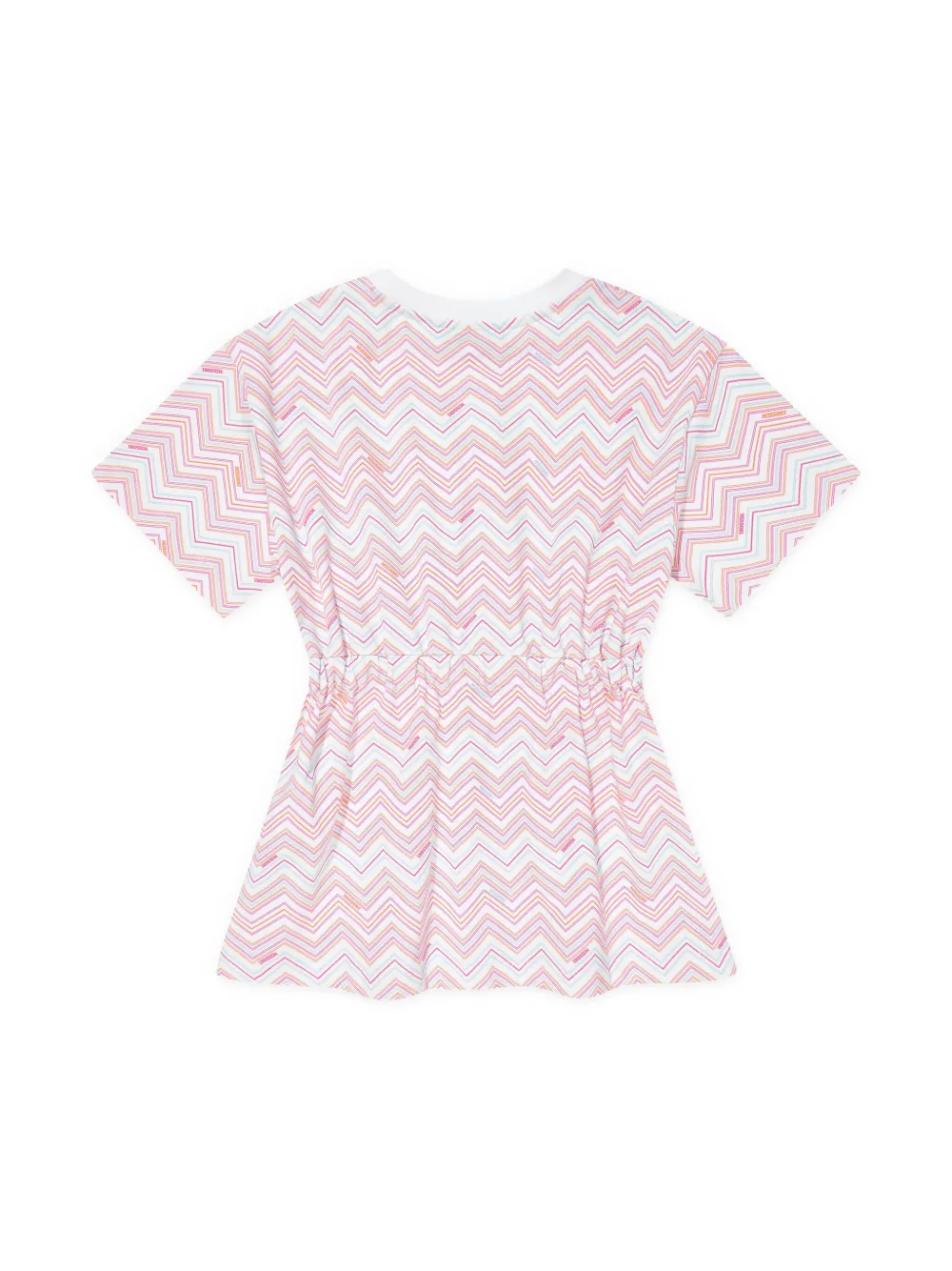 Missoni Kids zigzag dress - Wit