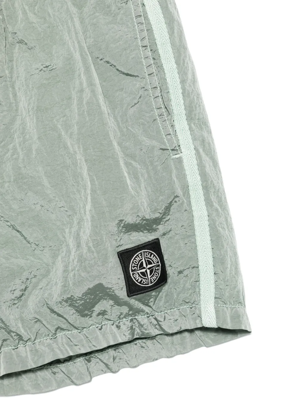 Stone Island Junior Zwembroek met print Groen