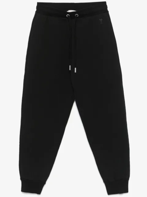 AMI Paris Ami de Coeur-motif track pants