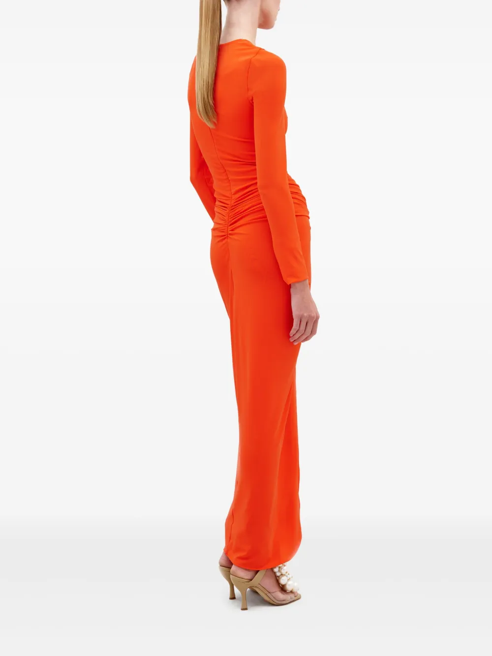 Silvia Tcherassi Sydelle maxi-jurk Oranje