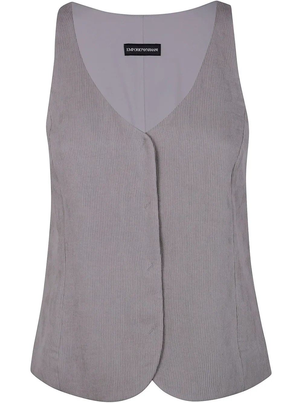 Emporio Armani Gilet con chiusura nascosta | grigio | Image 1