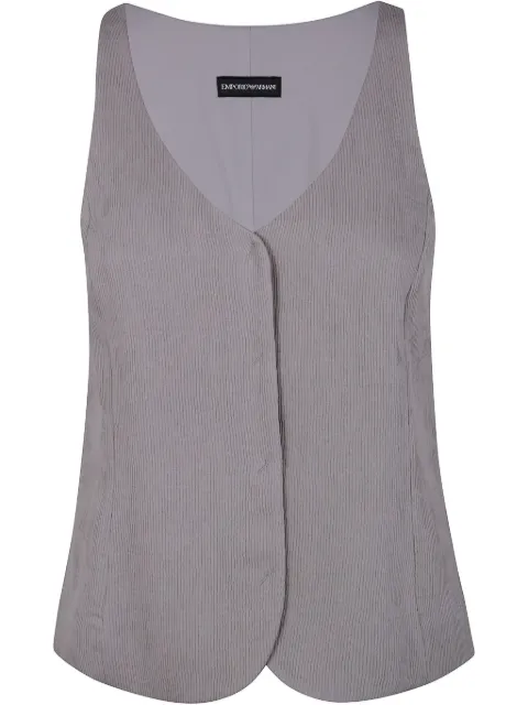 Emporio Armani Gilet con chiusura nascosta